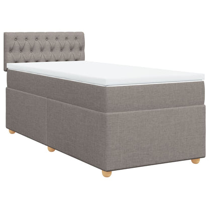 Giroletto a Molle con Materasso Tortora 80x200 cm inTessuto | homemem39