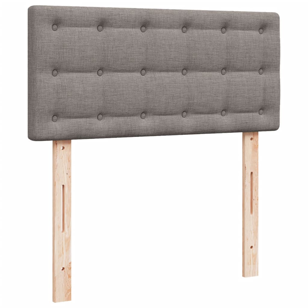 Giroletto a Molle con Materasso Tortora 80x200 cm inTessuto | homemem39