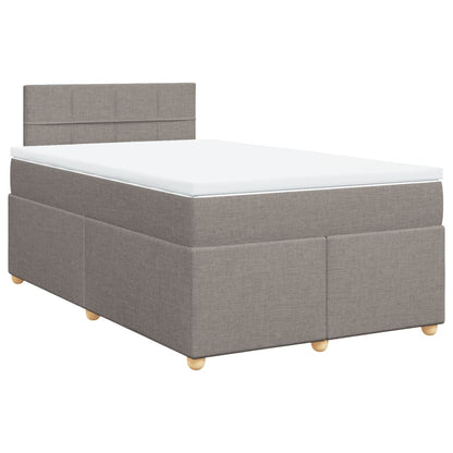 Giroletto a Molle con Materasso Tortora 120x200 cm in Tessuto | homemem39