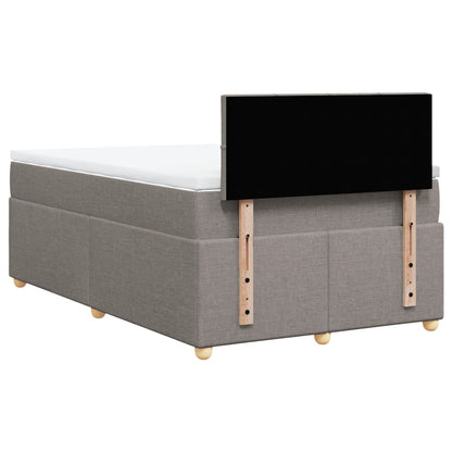 Giroletto a Molle con Materasso Tortora 120x200 cm in Tessuto | homemem39