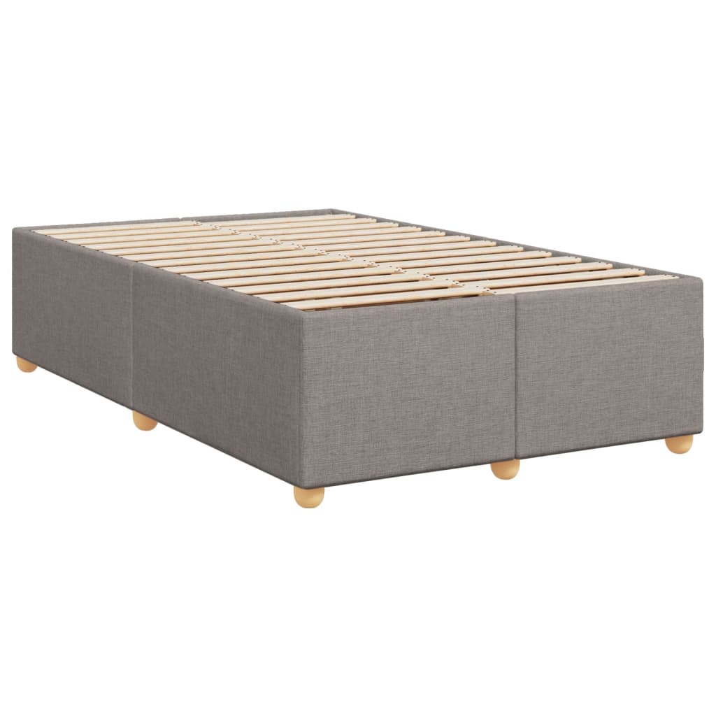 Giroletto a Molle con Materasso Tortora 120x200 cm in Tessuto | homemem39