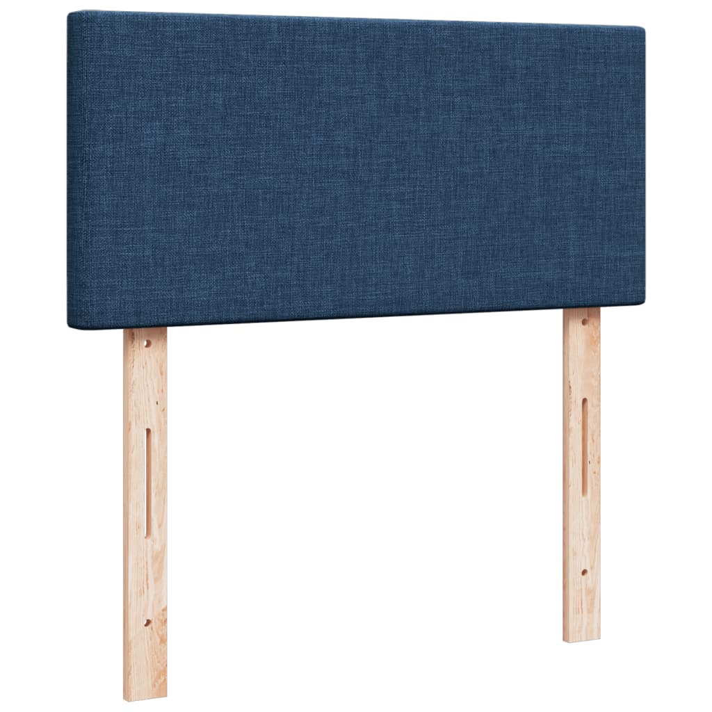 Giroletto a Molle con Materasso Blu 80x200 cm inTessuto | homemem39