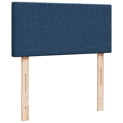 Giroletto a Molle con Materasso Blu 80x200 cm inTessuto | homemem39
