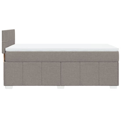 Giroletto a Molle con Materasso Tortora 90x200 cm inTessuto | homemem39