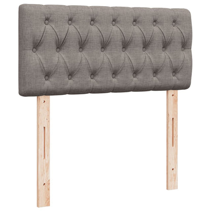 Giroletto a Molle con Materasso Tortora 100x200 cm in Tessuto | homemem39