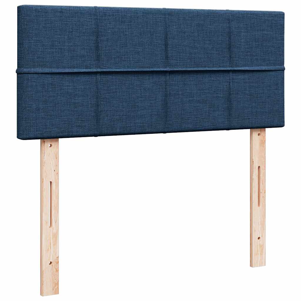 Giroletto a Molle con Materasso Blu 120x200 cm in Tessuto | homemem39