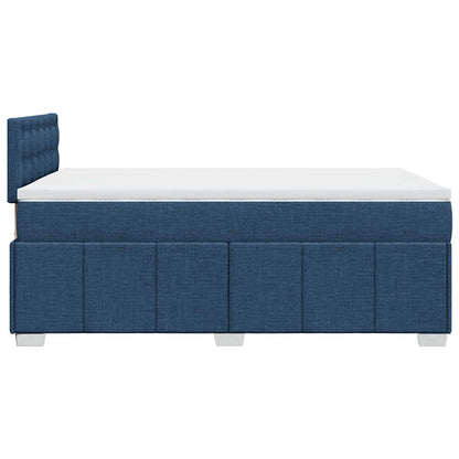 Giroletto a Molle con Materasso Blu 120x200 cm in Tessuto | homemem39