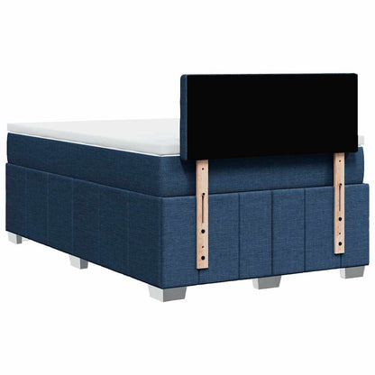 Giroletto a Molle con Materasso Blu 120x200 cm in Tessuto | homemem39