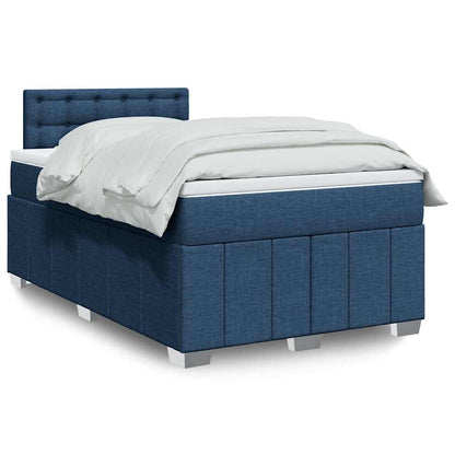 Giroletto a Molle con Materasso Blu 120x200 cm in Tessuto | homemem39