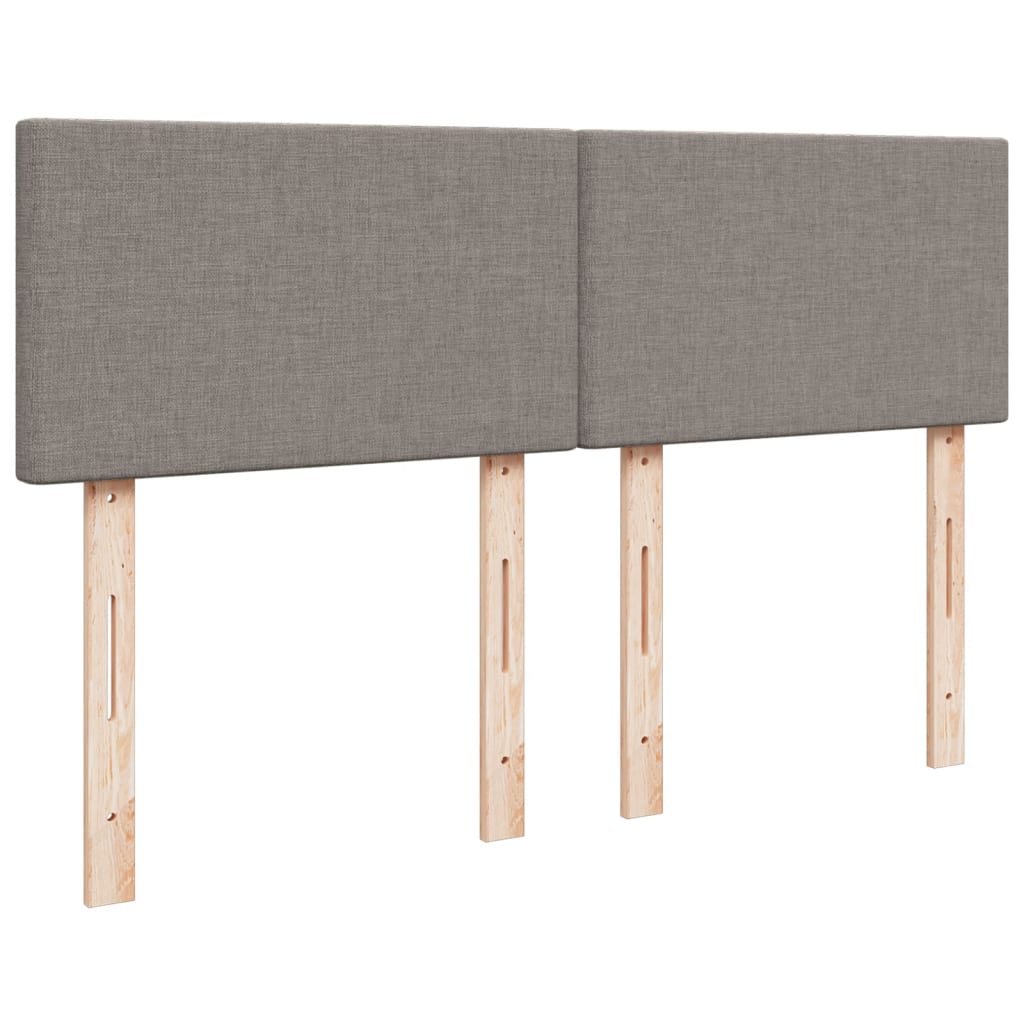 Giroletto a Molle con Materasso Tortora 140x190 cm in Tessuto | homemem39