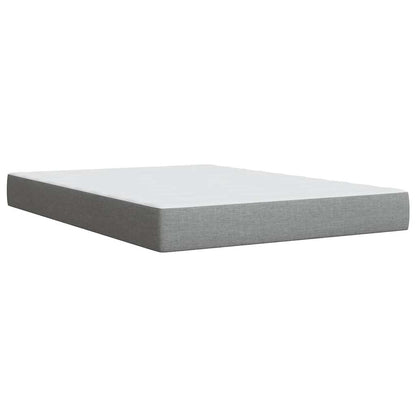 Giroletto a Molle con Materasso Grigio Chiaro 140x190cm Tessuto | homemem39
