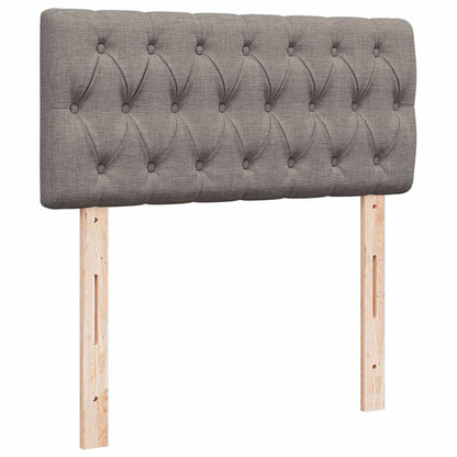 Giroletto a Molle con Materasso Tortora 90x190 cm in Tessuto | homemem39