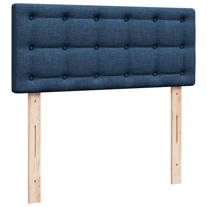 Giroletto a Molle con Materasso Blu 120x200 cm in Tessuto | homemem39