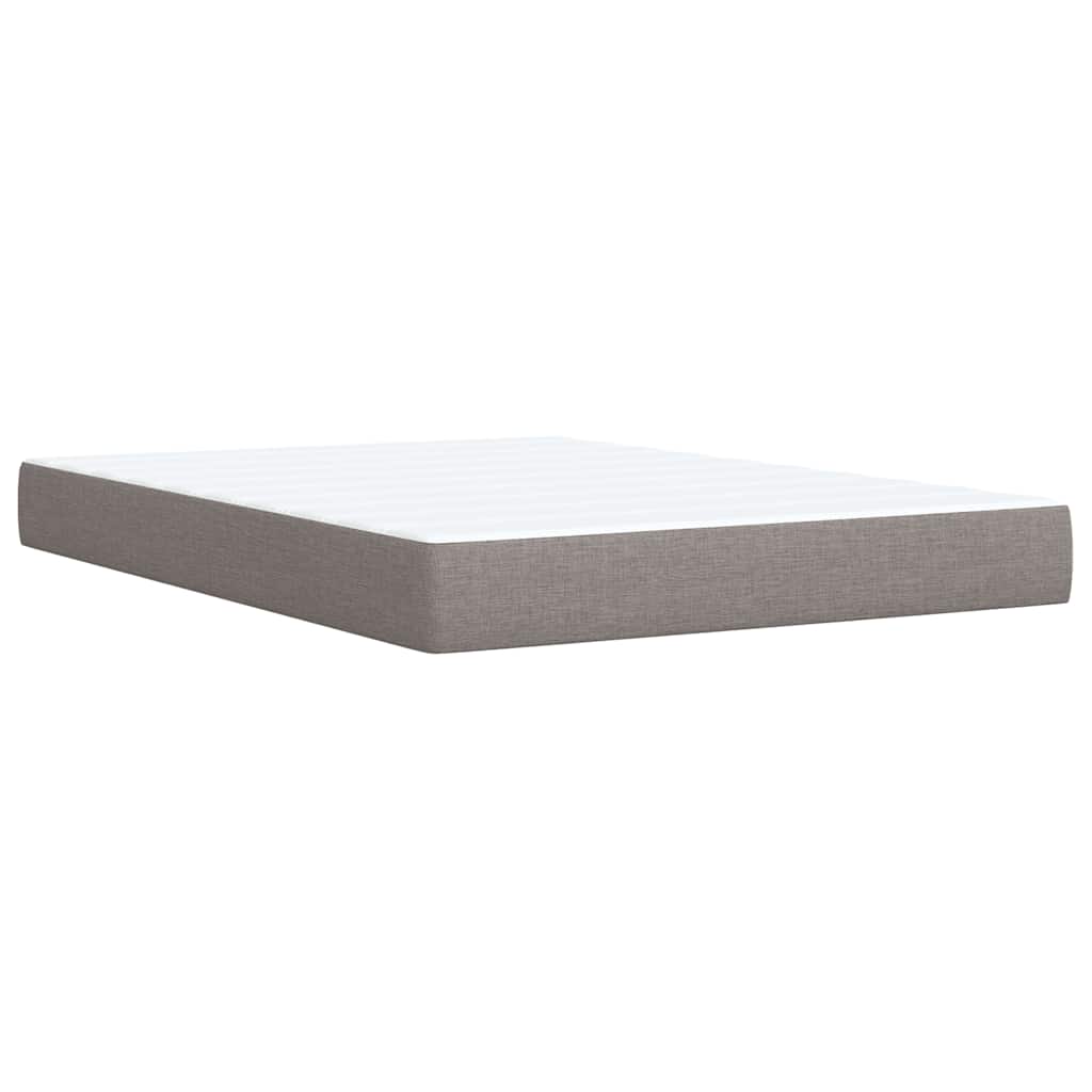 Giroletto a Molle con Materasso Tortora 160x200 cm in Tessuto | homemem39