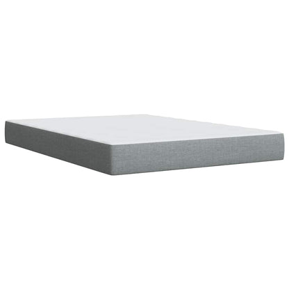 Giroletto a Molle con Materasso Grigio Chiaro 160x200cm Tessuto | homemem39