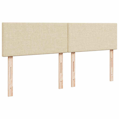 Giroletto a Molle con Materasso Crema 180x200 cm in Tessuto | homemem39
