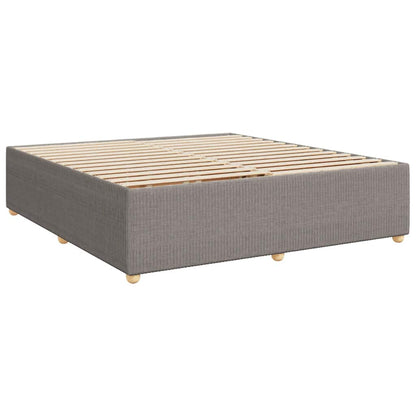 Giroletto a Molle con Materasso Tortora 180x200 cm in Tessuto | homemem39