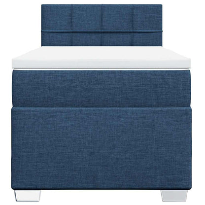 Giroletto a Molle con Materasso Blu 80x200 cm inTessuto | homemem39