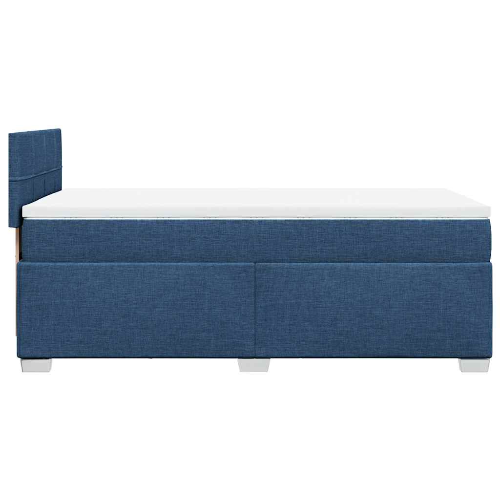 Giroletto a Molle con Materasso Blu 80x200 cm inTessuto | homemem39