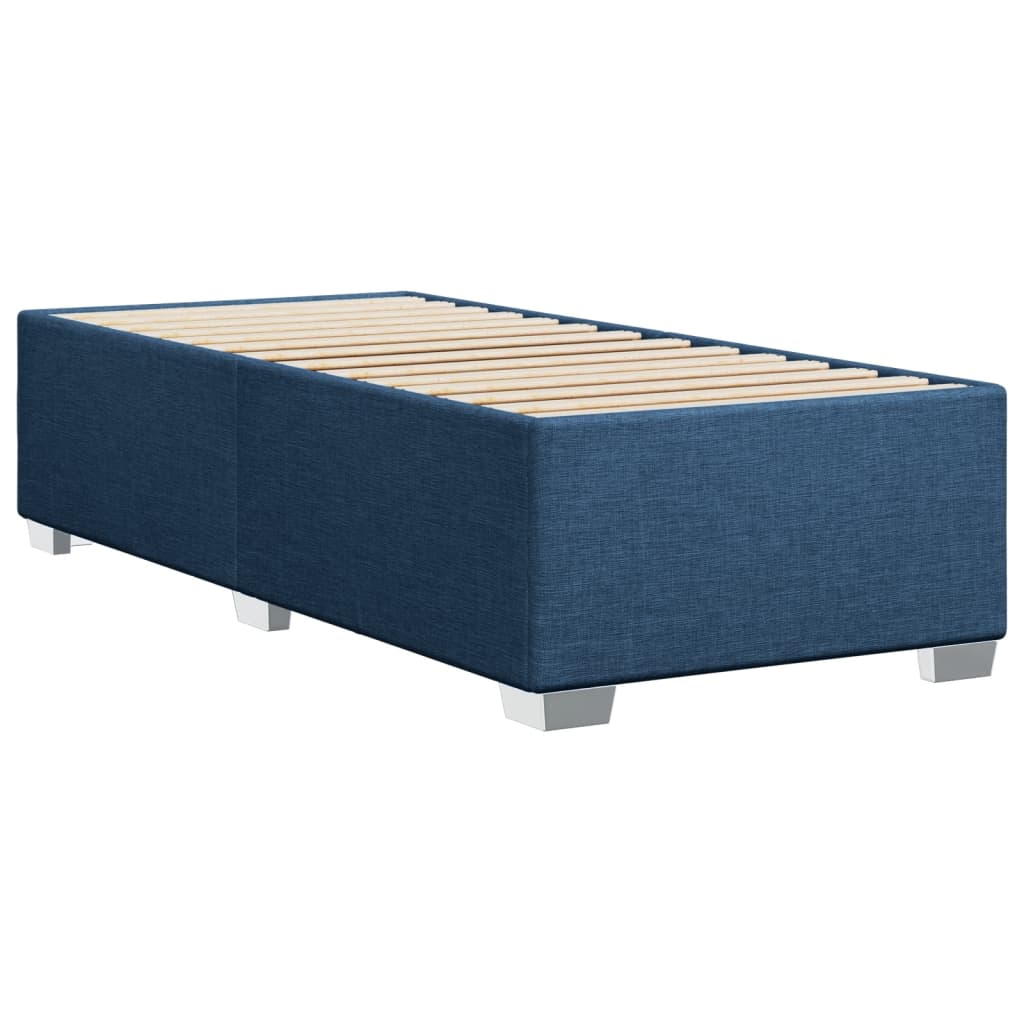 Giroletto a Molle con Materasso Blu 90x200 cm inTessuto | homemem39