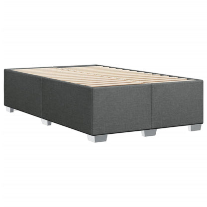 Giroletto a Molle con Materasso Grigio Scuro 120x190cm Tessuto | homemem39