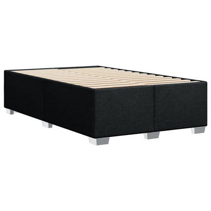 Giroletto a Molle con Materasso Nero 120x190 cm in Tessuto | homemem39