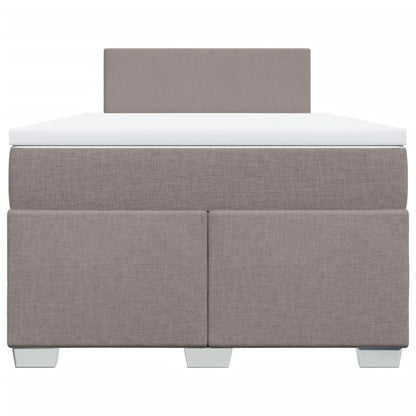Giroletto a Molle con Materasso Tortora 120x190 cm in Tessuto | homemem39