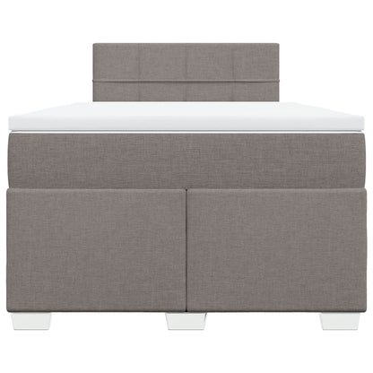 Giroletto a Molle con Materasso Tortora 120x190 cm in Tessuto | homemem39