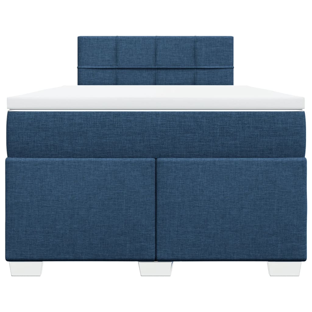 Giroletto a Molle con Materasso Blu 120x190 cm in Tessuto | homemem39