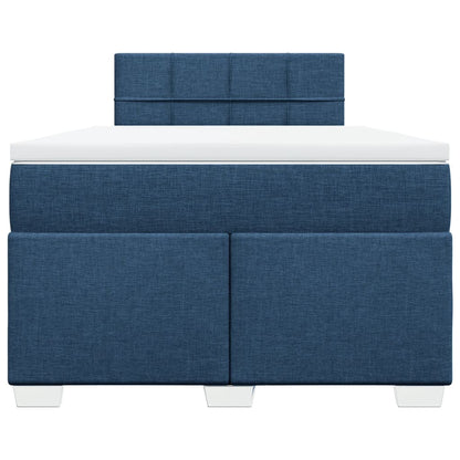 Giroletto a Molle con Materasso Blu 120x190 cm in Tessuto | homemem39