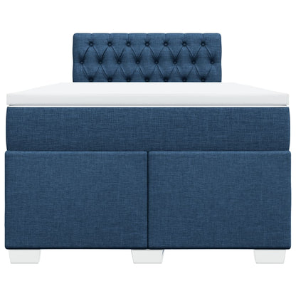 Giroletto a Molle con Materasso Blu 120x190 cm in Tessuto | homemem39