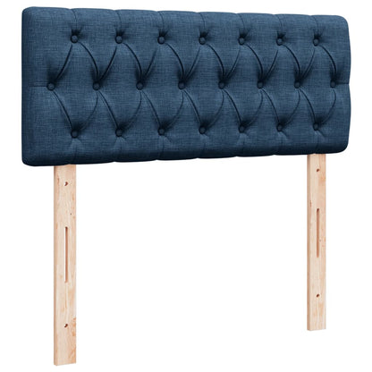 Giroletto a Molle con Materasso Blu 120x190 cm in Tessuto | homemem39