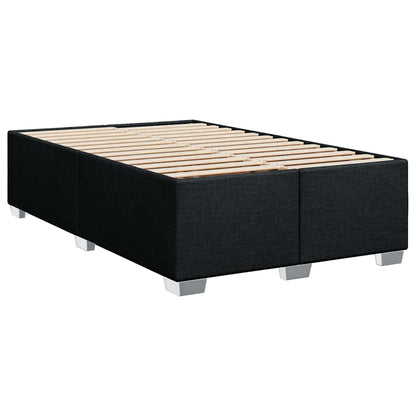 Giroletto a Molle con Materasso Nero 120x190 cm in Tessuto | homemem39