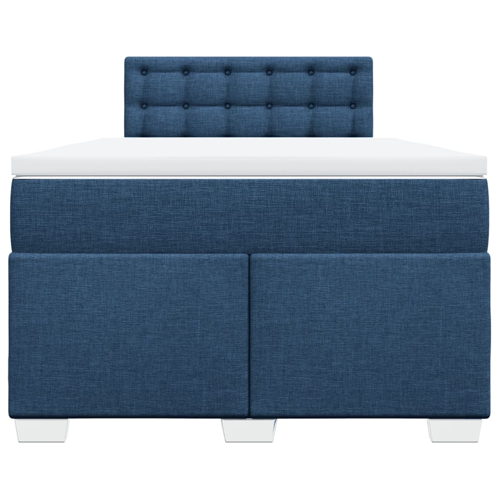 Giroletto a Molle con Materasso Blu 120x190 cm in Tessuto | homemem39