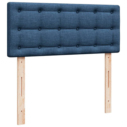 Giroletto a Molle con Materasso Blu 120x190 cm in Tessuto | homemem39