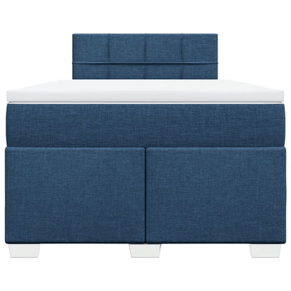 Giroletto a Molle con Materasso Blu 120x200 cm in Tessuto | homemem39