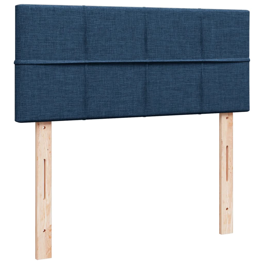 Giroletto a Molle con Materasso Blu 120x200 cm in Tessuto | homemem39