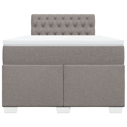 Giroletto a Molle con Materasso Tortora 120x200 cm in Tessuto | homemem39