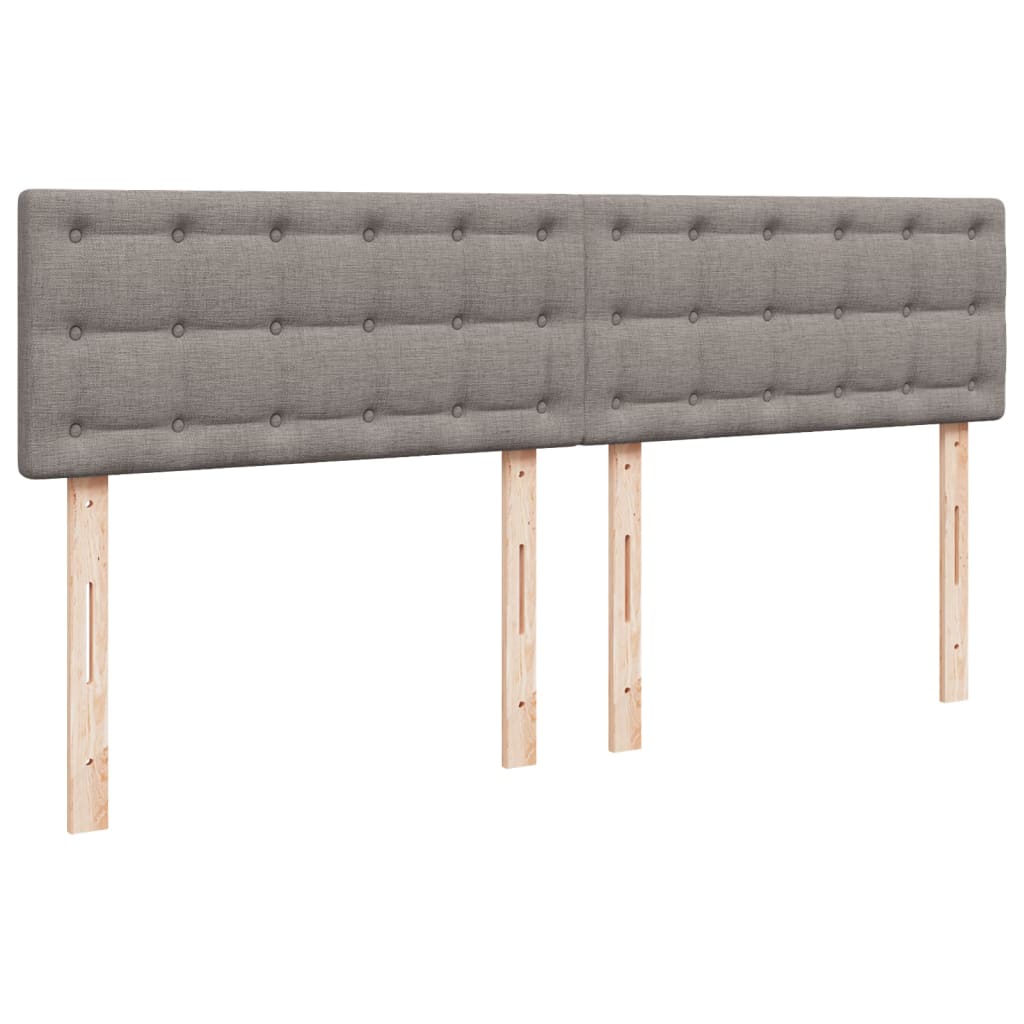 Giroletto a Molle con Materasso Tortora 180x200 cm in Tessuto | homemem39