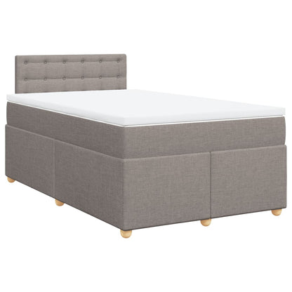 Giroletto a Molle con Materasso Tortora 120x190 cm in Tessuto | homemem39