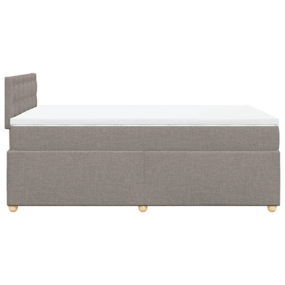 Giroletto a Molle con Materasso Tortora 120x190 cm in Tessuto | homemem39