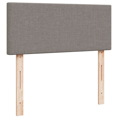 Giroletto a Molle con Materasso Tortora 120x200 cm in Tessuto