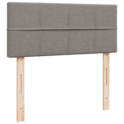 Giroletto a Molle con Materasso Tortora 120x200 cm in Tessuto