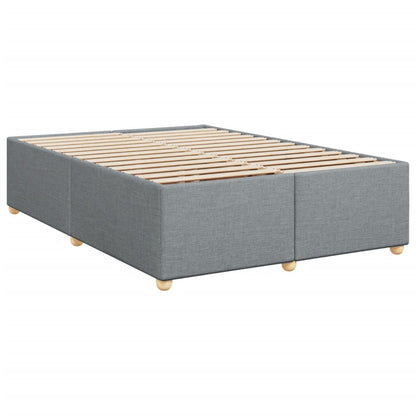 Giroletto a Molle con Materasso Grigio Chiaro 140x190cm Tessuto | homemem39