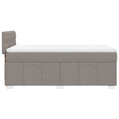 Giroletto a Molle con Materasso Tortora 90x200 cm inTessuto | homemem39
