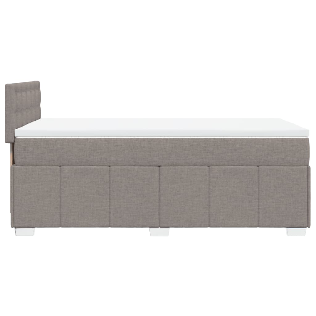 Giroletto a Molle con Materasso Tortora 90x200 cm inTessuto | homemem39
