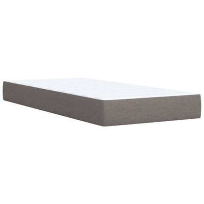 Giroletto a Molle con Materasso Tortora 100x200 cm in Tessuto | homemem39