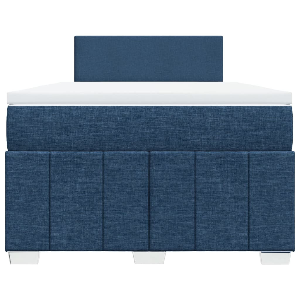 Giroletto a Molle con Materasso Blu 120x200 cm in Tessuto | homemem39