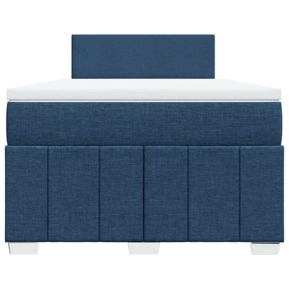 Giroletto a Molle con Materasso Blu 120x200 cm in Tessuto | homemem39