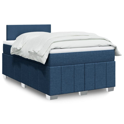 Giroletto a Molle con Materasso Blu 120x200 cm in Tessuto | homemem39